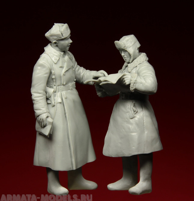 3051STAL Советские командиры (зима) Stalingrad