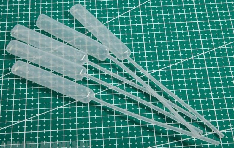 0758MCH Пипетки разного объема для моделизма: 5 мл, 5 шт