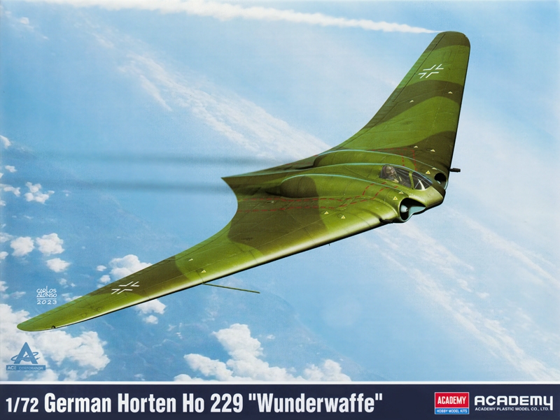 12583 Игрушка авиация German Horten Ho 229 Wunderwaffe Academy