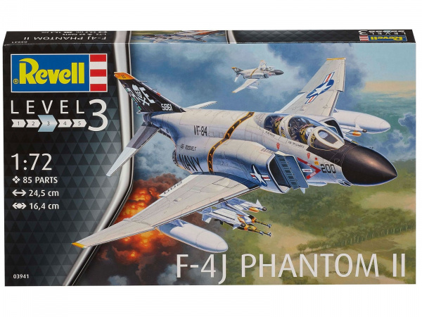 03941 Многоцелевой истребитель F-4J Phantom US Navy Revell
