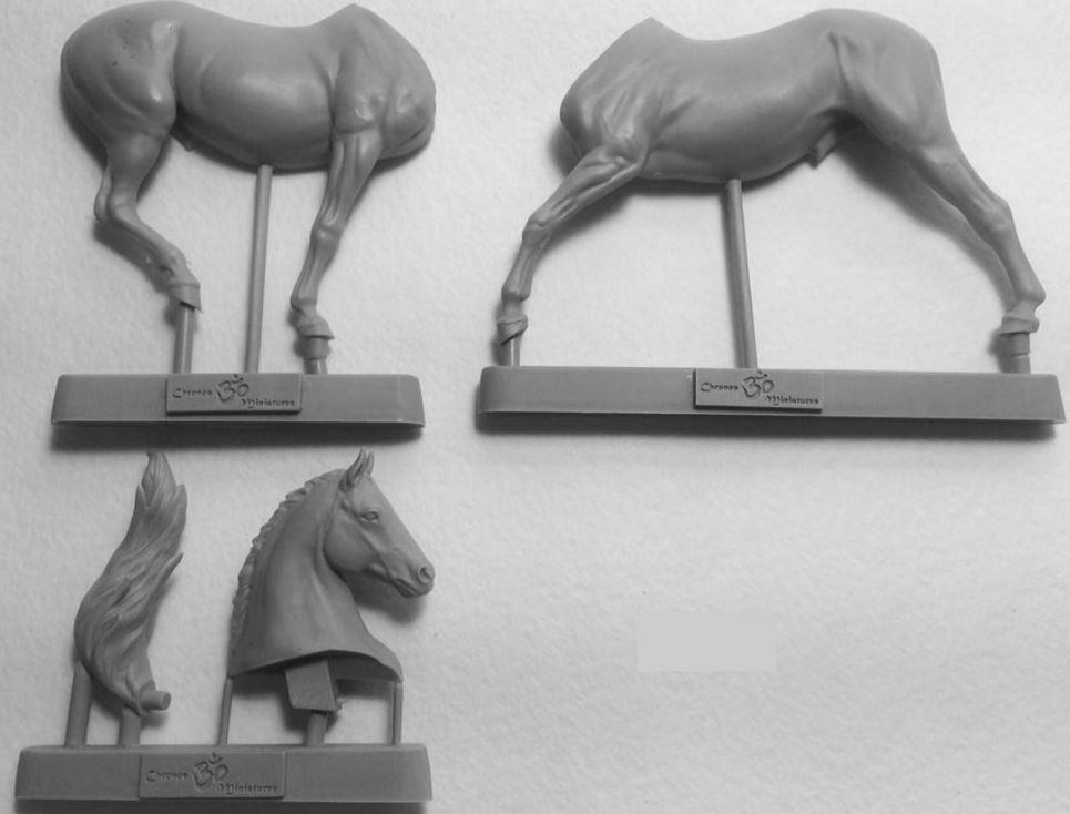 CHM-54140. Животные: Лошадь №4. 54 мм. Материал - смола. Chronos Miniatures