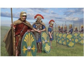 72M124ST Фигуры M124 Roman Auxiliaries Ranks 1/72