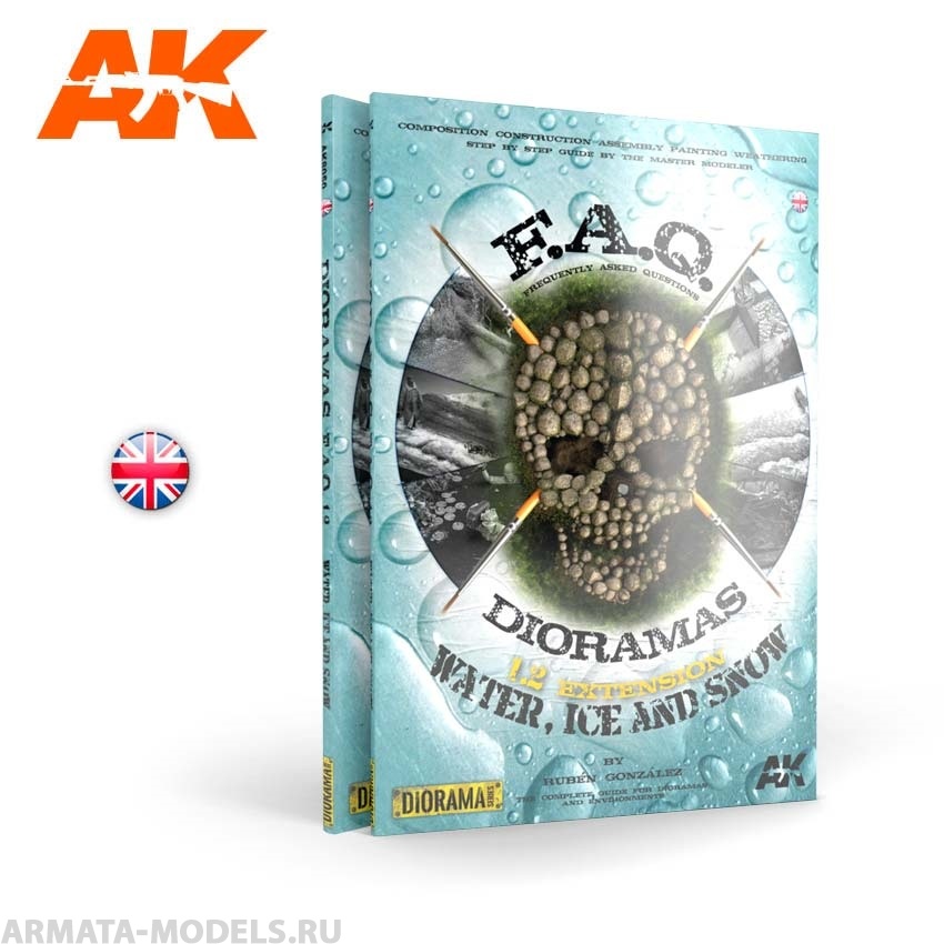 AK8050  F.A.Q Dioramas 1.2 Water, Ice and Snow - EN