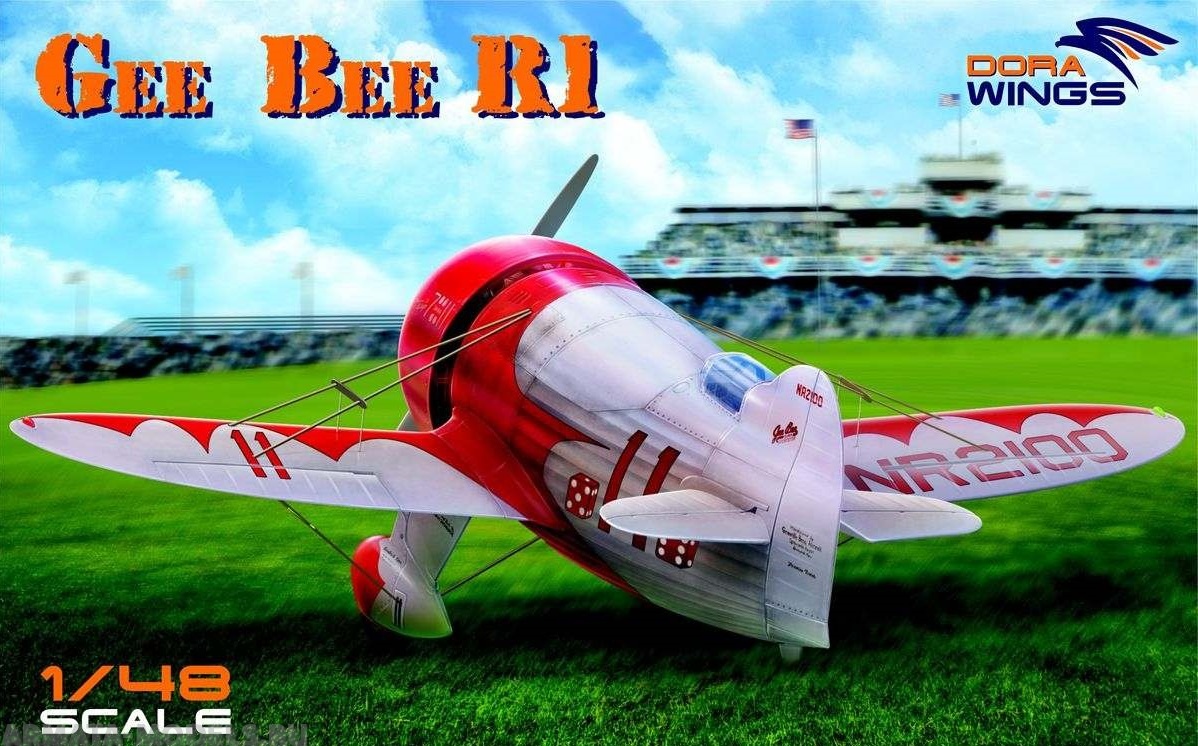 DW48002 Гоночный самолет Gee Bee Super Sportster R-1 Dora Wings