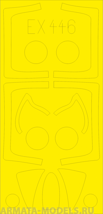 EX446ED Окрасочная маска TF-9J 1/48