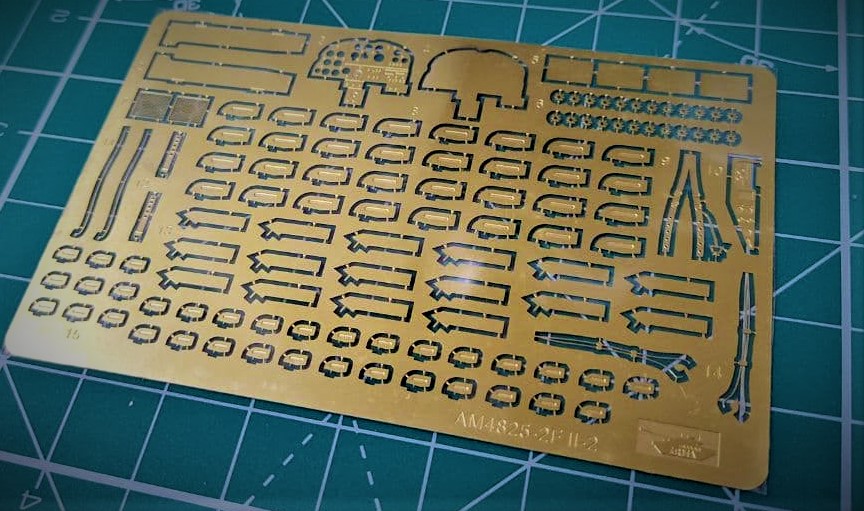 AM4825-2Ф Фототравление Ил-2. Основное Звезда, 1/48