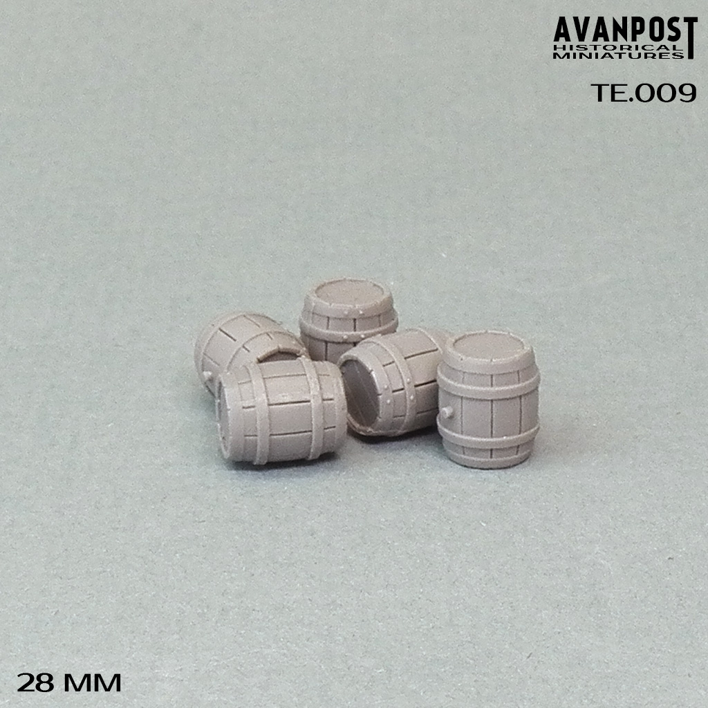 TE.009АП Миниатюра Бочка малая