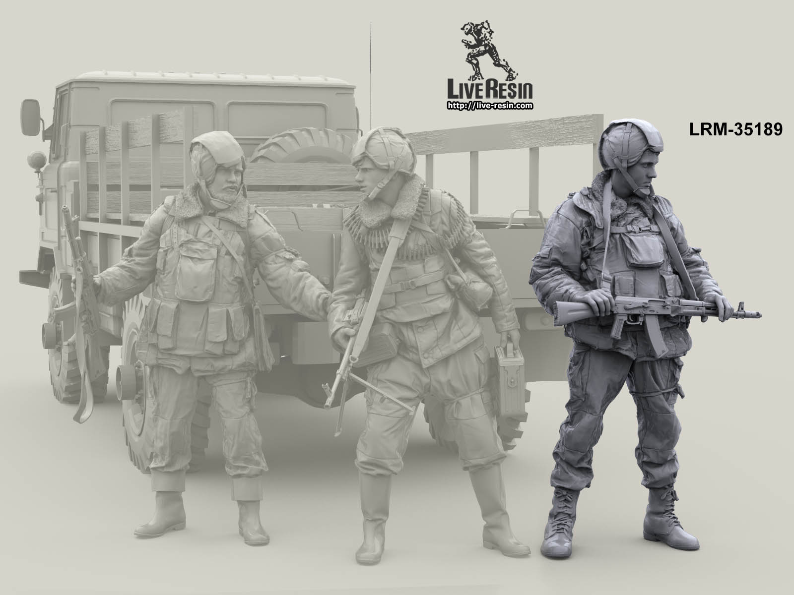 LRM35189 Военнослужащие ВВ, готовятся к атаке - 3 Live Resin