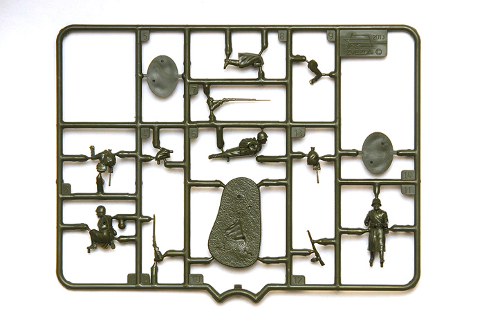 Набор фигурок 6197 Советская пехота в зимней форме Звезда