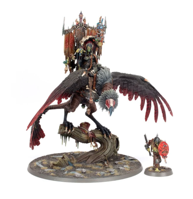 89-73GW Набор Боевые Кланы Орруков. Гобспракка, Голоса Морка (Orruk Warclans Gobsprakk the Mouth of Mork)