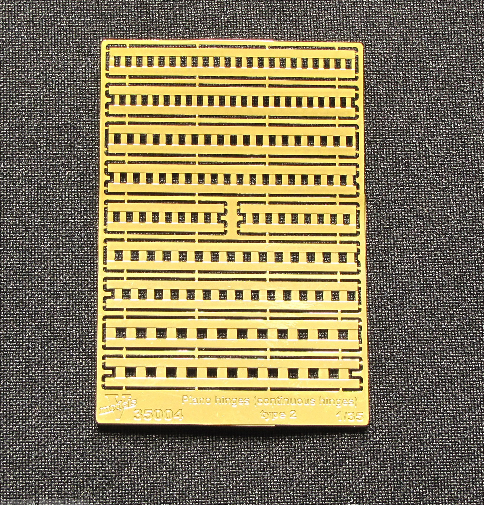 35004VM Фототравление piano hinges type 2