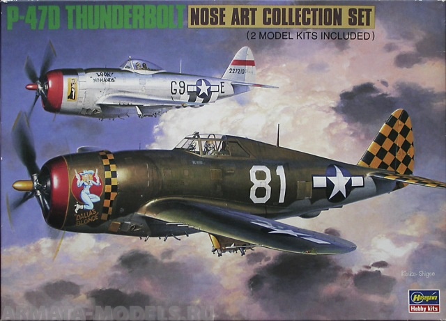 51546 Самолет B-47D Thunderbolt (2 модели в одной коробке) Hasegawa