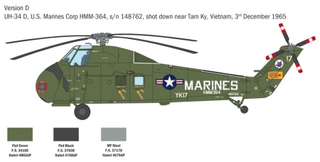 2776ИТ H-34A Pirate / UH-34D Marines Italeri