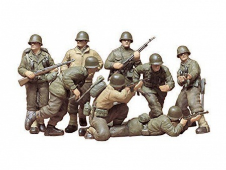 35048T Американские пехотинцы (Западно-европ.) 8 фигур Tamiya