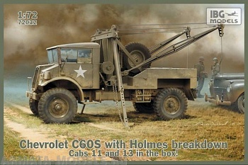 IBG72032 Грузовик Chevrolet C60S with Holmes breakdown (IBG models) 1/72