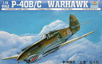 01632P Самолет P-40B/C Warhawk