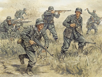 Набор фигурок 6033ИТ Солдатики German Infantry (WWII)