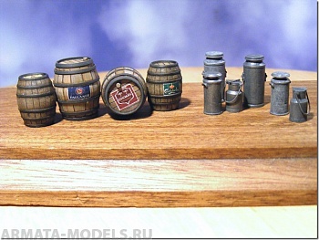 35150RIS Beer Barrels & Milk Churns - 10pcs. Incl. decals