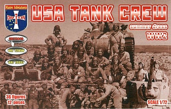 ORI72049 Фигуры WWII USA Tank Crew (summer dress) 1/72