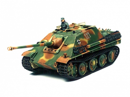 35203 Самоходное противотанковое орудие Jagdpanther, поздняя версия, с одной фигурой. Tamiya