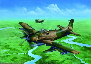 02254 Самолет  A-1H AD-7 Skyraider 