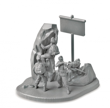 Набор фигурок 6154 Немецкие горные стрелки Звезда