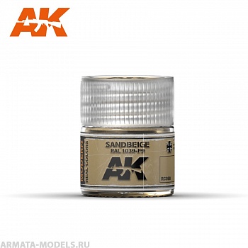 RC088 Краска Real Colors Sandbeige RAL 1039 - F9   10ml