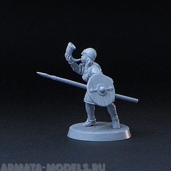 BV-ingrid Игровая миниатюра  fem. viking trumpter  МКЭ. Viking trumpter