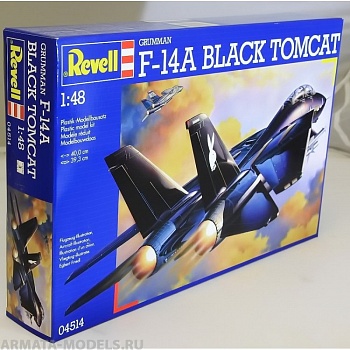 04514 Самолет Grumman F14 A Black Tomcar, 1:48, (3)