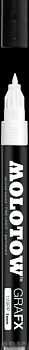 128002 Маркер MOLOTOW GRAFX Fine-Liner Белый 1мм
