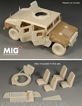 MIGMP35-254  M1114 HMMWV Хаммер броня, верх кузова, конверсионный набор