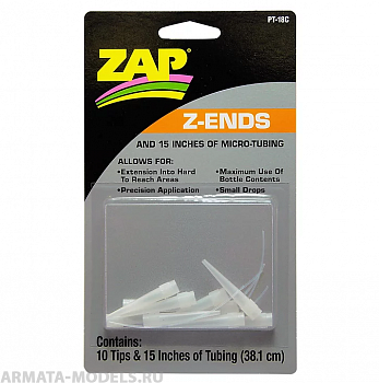 PT18 Комплект из 10 наконечников и 5 микротрубок для клея