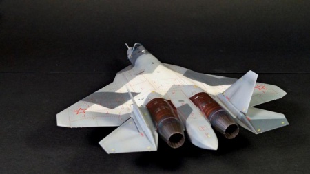72036 Истребитель ВКС России 5-го поколения ПАК ФА Т-50 ARK model