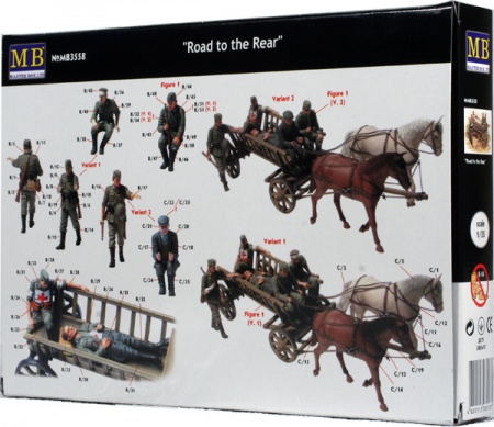 Набор фигурок MB3558 Фигурки Дорога к задней Master Box (MB)