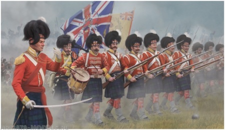 72146ST Фигуры Highlanders in Attack 1/72 Strelets