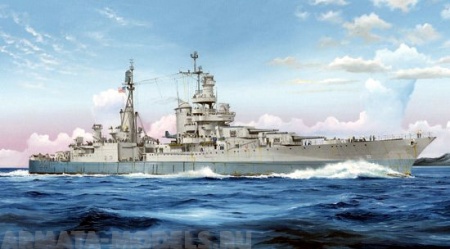 05326 Корабль  USS Indianapolis CA-35 1945 Trumpeter