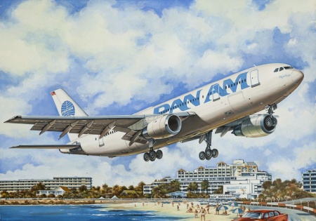 ЕЕ144146_5 Авиалайнер  А300B4 ALITALIA Восточный экспресс