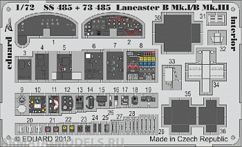 73485ED  Lancaster B Mk.I/B Mk.III interior S.A. (for Airfix kit) 1/72