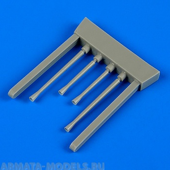 QB32157  J2M3 Raiden Gun Barrels 1/32