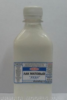 74004(250) Матовый лак “Аква” 250 мл