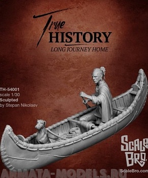 TH-54001 Декоративная фигурка из смолы ;Долгий путь домой (Long Journey Home)  54мм