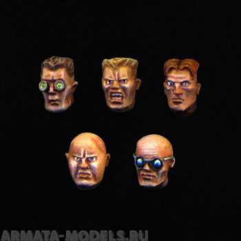 m-heads-01 male combat heads (5 pcs)