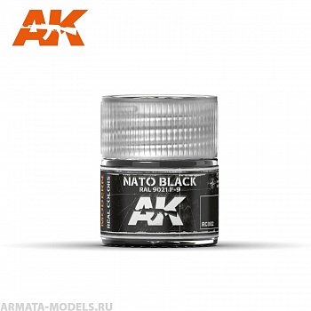 RC082 Краска Real Colors Nato Black RAL 9021 F-9 10ml
