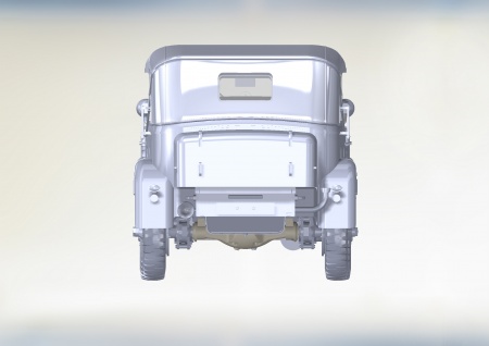 35532 Typ G4 (W31) с раскрытым тентом Германский пассажирский автомобиль II МВ ICM