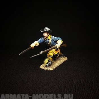 5262ТБ ВИМ, шведский мушкетер бьющий шпагой (Лейб-гвардия), Северная  война, 1/35