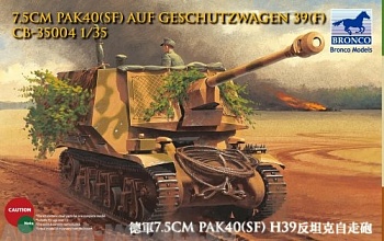 CB35004 Танк 7.5cm Pak40(SF) auf Geschutzwagen 39(F) (Bronco Models) 1/35