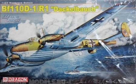 3207Д Самолет Bf 110D-1/R1 Dackelbauch Dragon