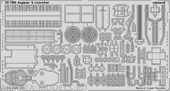 48788ED Jaguar A Exterior for Kitty Hawk kit 1/48