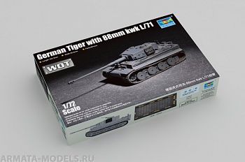 07164 German Tiger with 88mm kwk L/71