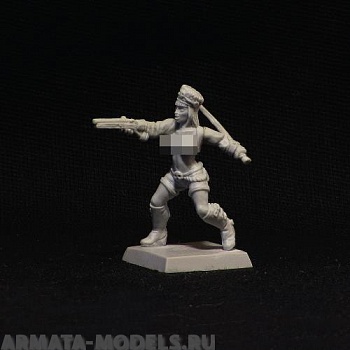 Marishka (saber and pistol, topless)